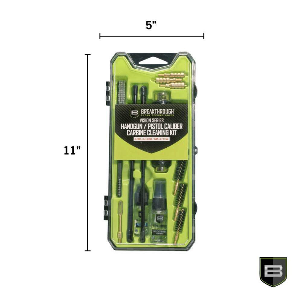 Vision Series Pistol Cleaning Tool Set Hard Case - .38/.40/.45 Cal