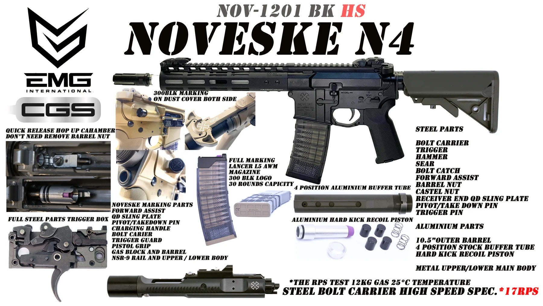 Noveske N4 Airsoft GBBR