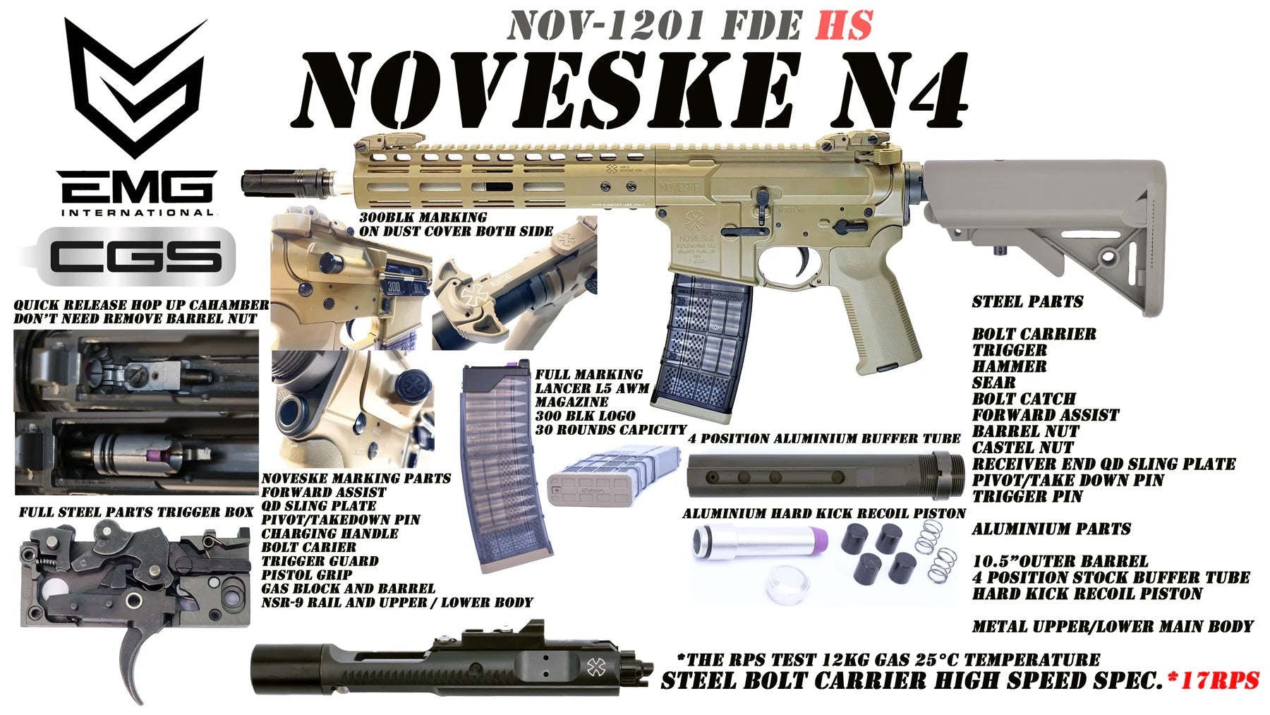 Noveske N4 Airsoft GBBR