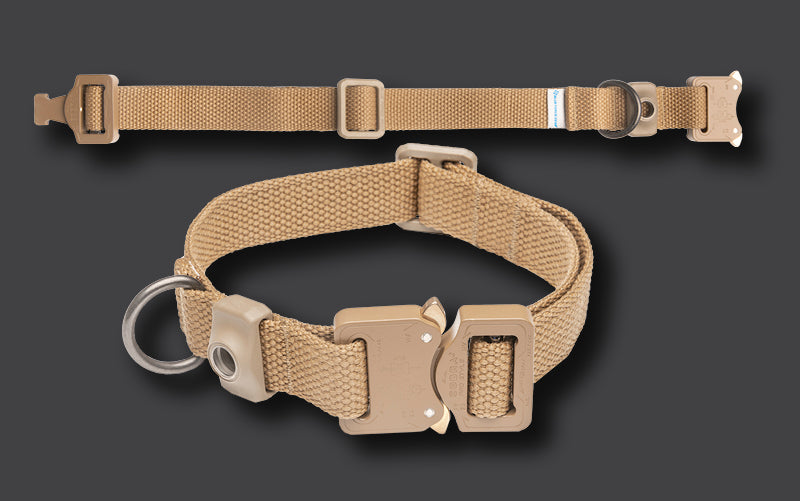 Tactical Dog Collar & Leash K9 犬用項圈與長牽繩 |軍規用料 × 眼鏡蛇扣具 × QD快拆設計