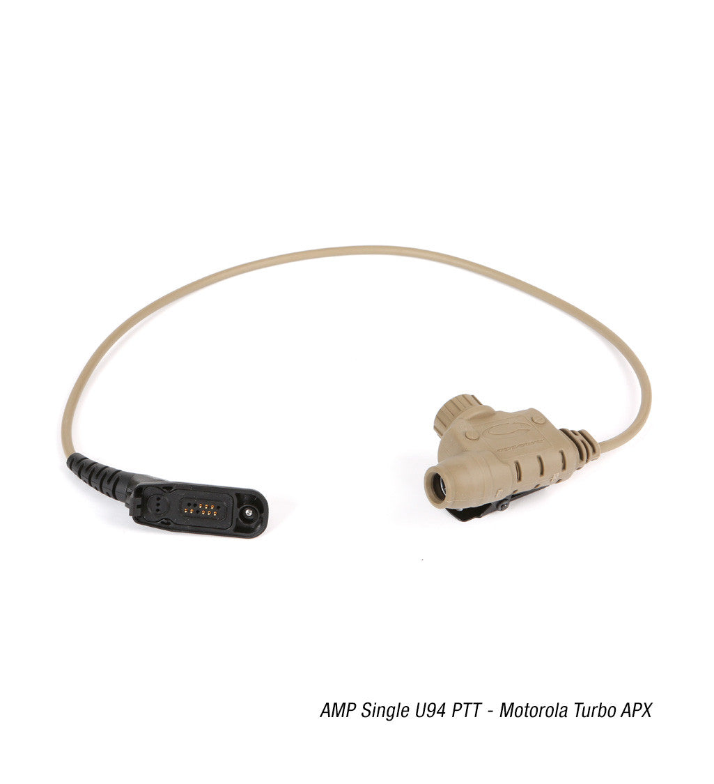 Ops-Core Single frequency U94 PTT push to talk AMP headset call controller