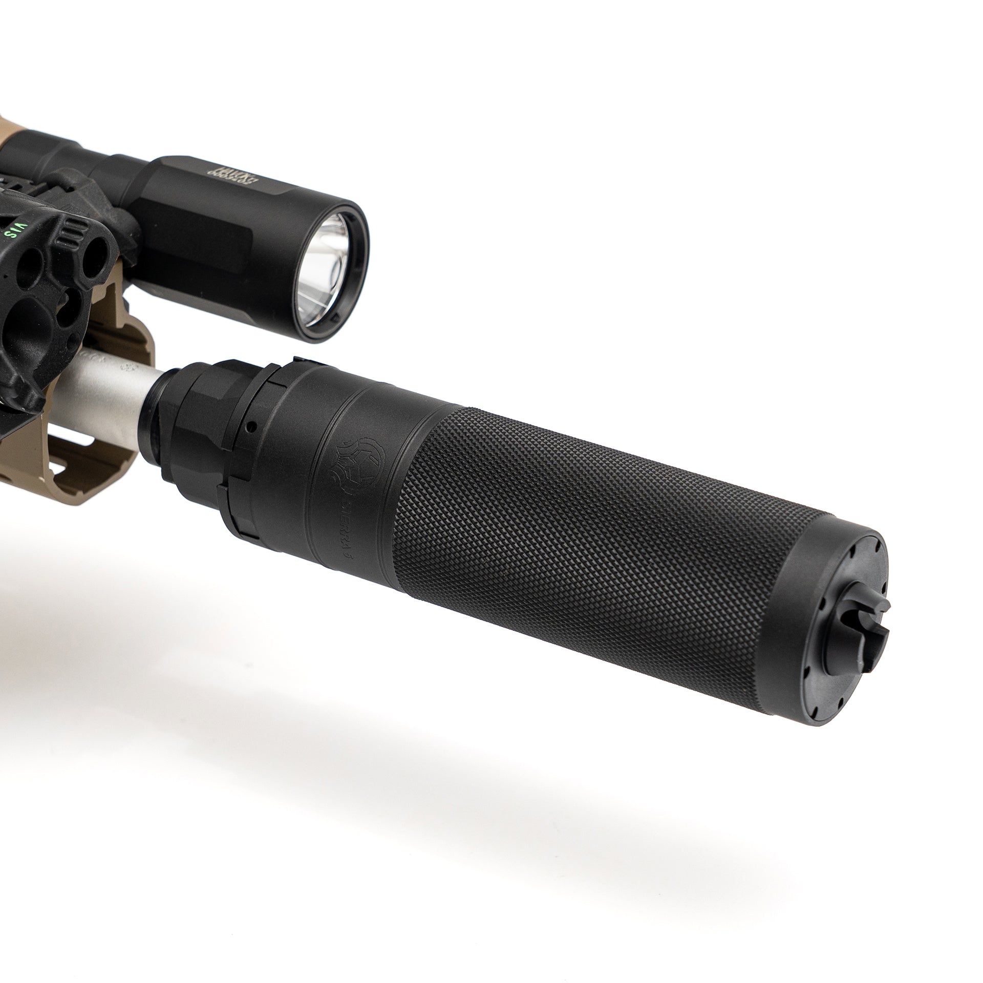 Sierra 5 模擬消音器 | Airsoft QD 快拆消音器/發光器
