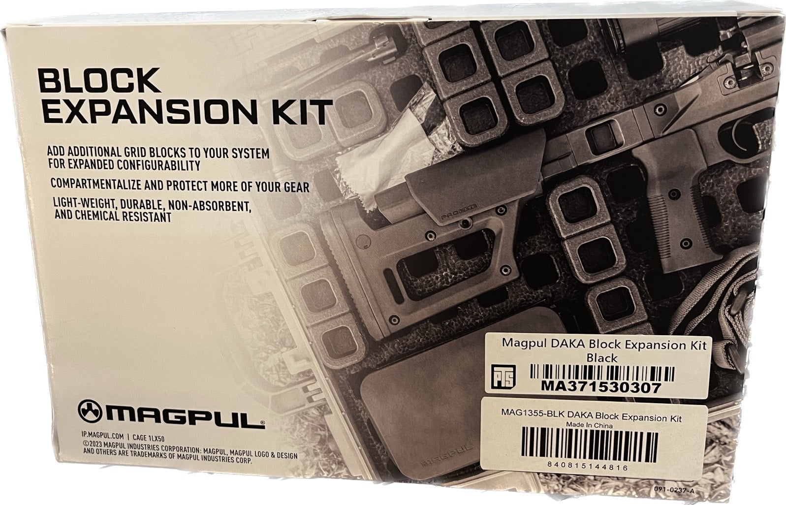 DAKA® Block Expansion Kit 槍箱網格內襯固定塊