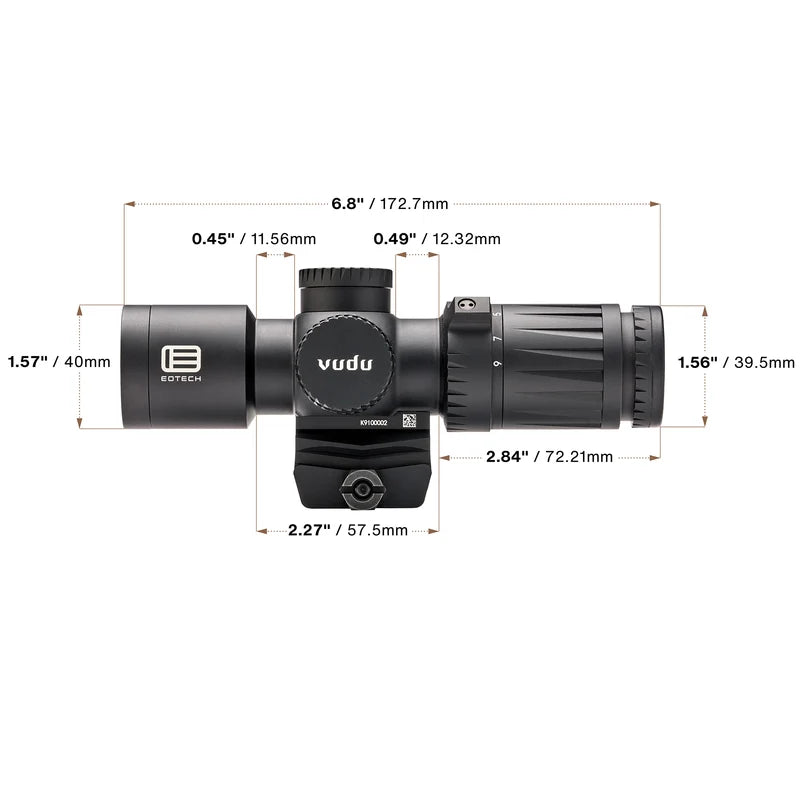 Vudu® 3-9x32 SFP + EFLX 套組 戰術步槍瞄準鏡 | 超短機身 × 輕量化設計 × 快速精準瞄準
