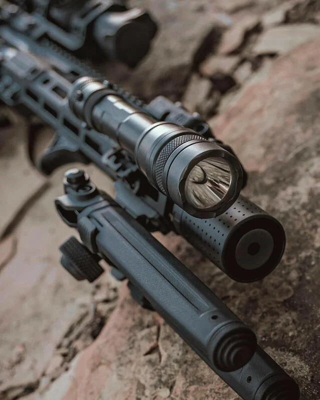 REiN Micro 18350 gun light package includes battery & charging stand