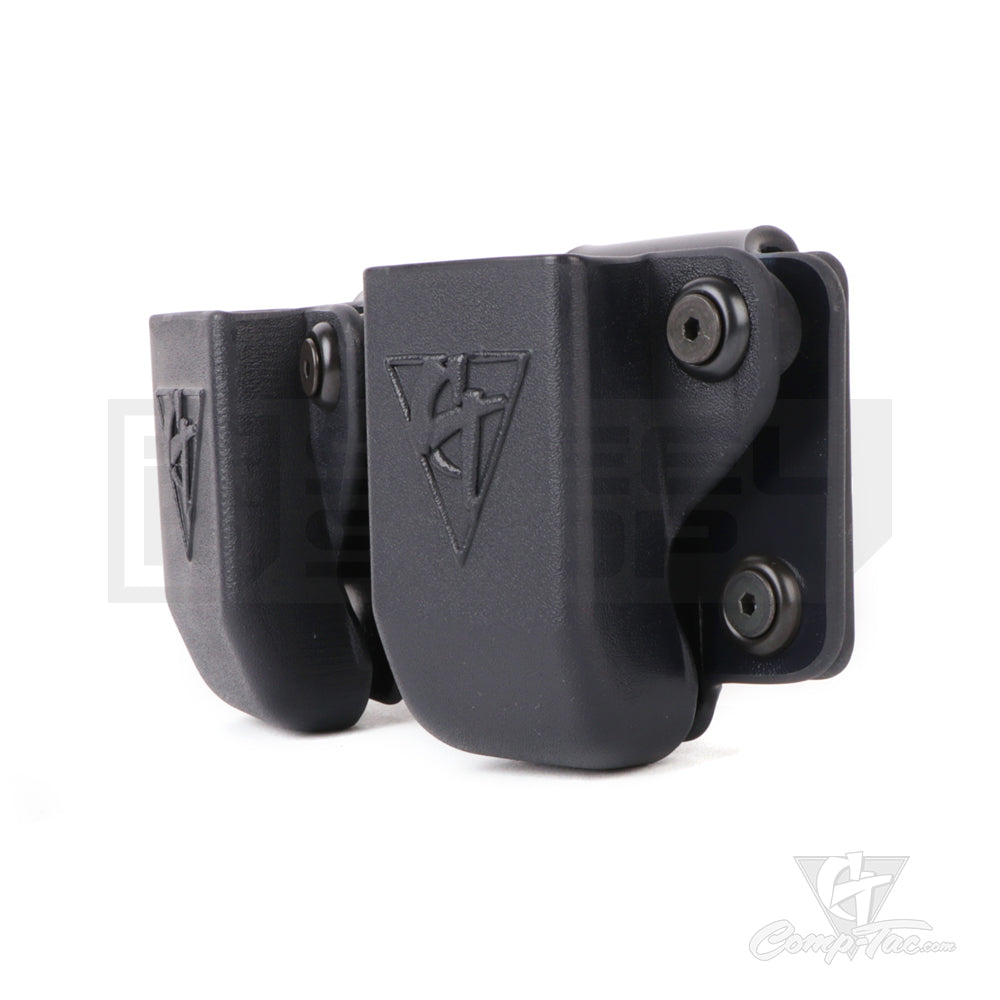 Dual Belt Clip Kydex Hard Magazine Pouch