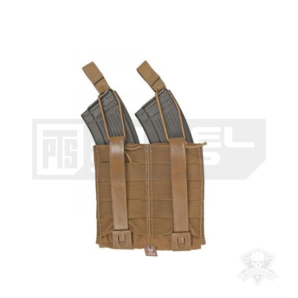 Double AK rifle and pistol magazine pouch