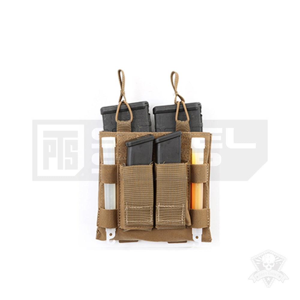 Dual M4 and pistol magazine pouch