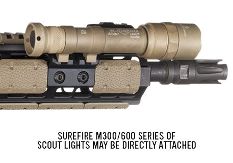 M-LOK® Offset Light/Optic Mount, Aluminum 槍燈/光學瞄具側軌道