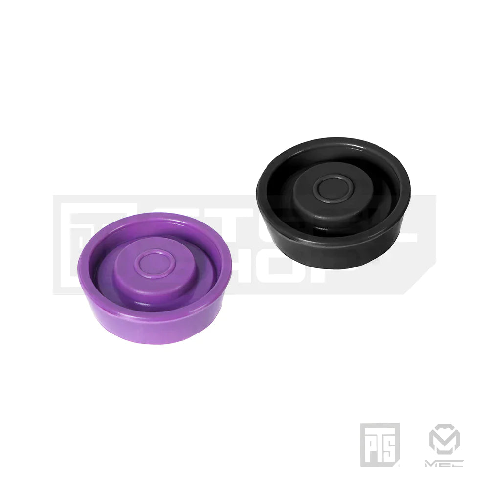 V piston head rubber set (6 pieces) black + purple