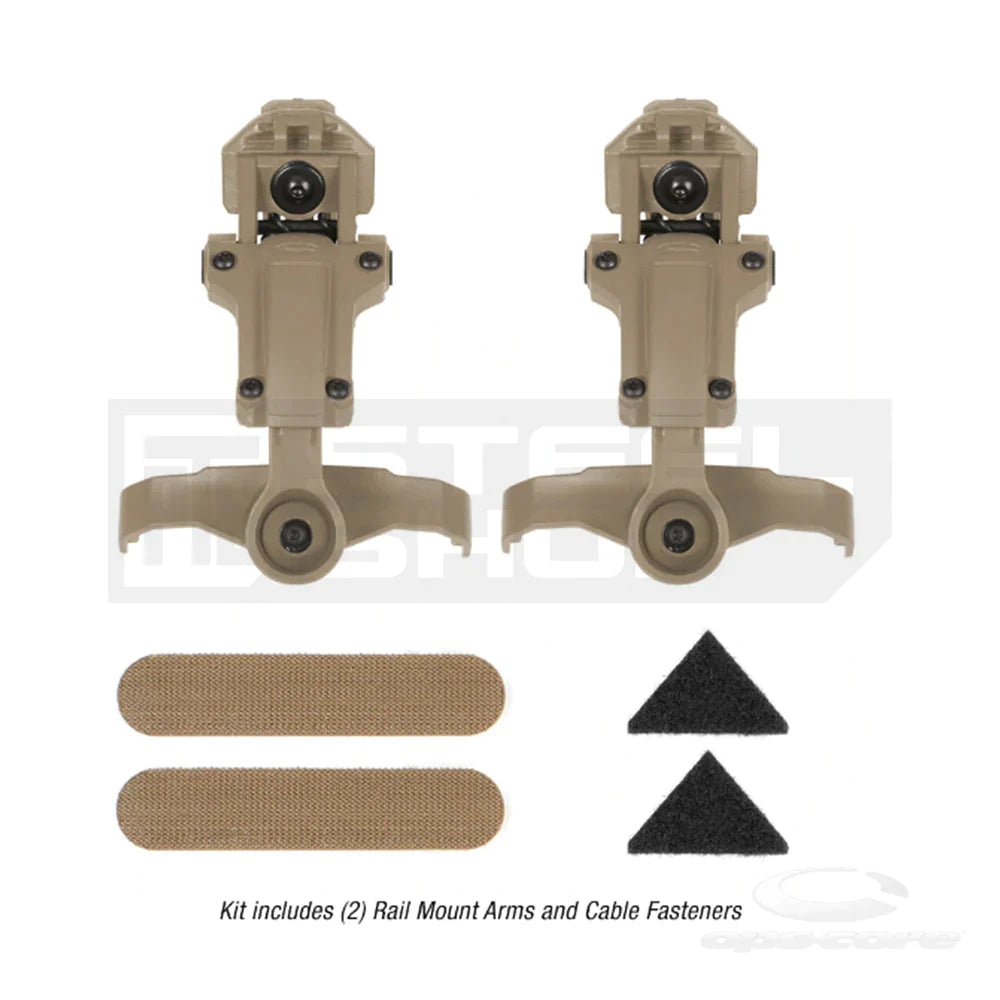 Ops-Core AMP Helmet Rail Mount Kit 通訊抗噪耳機頭盔結合支架