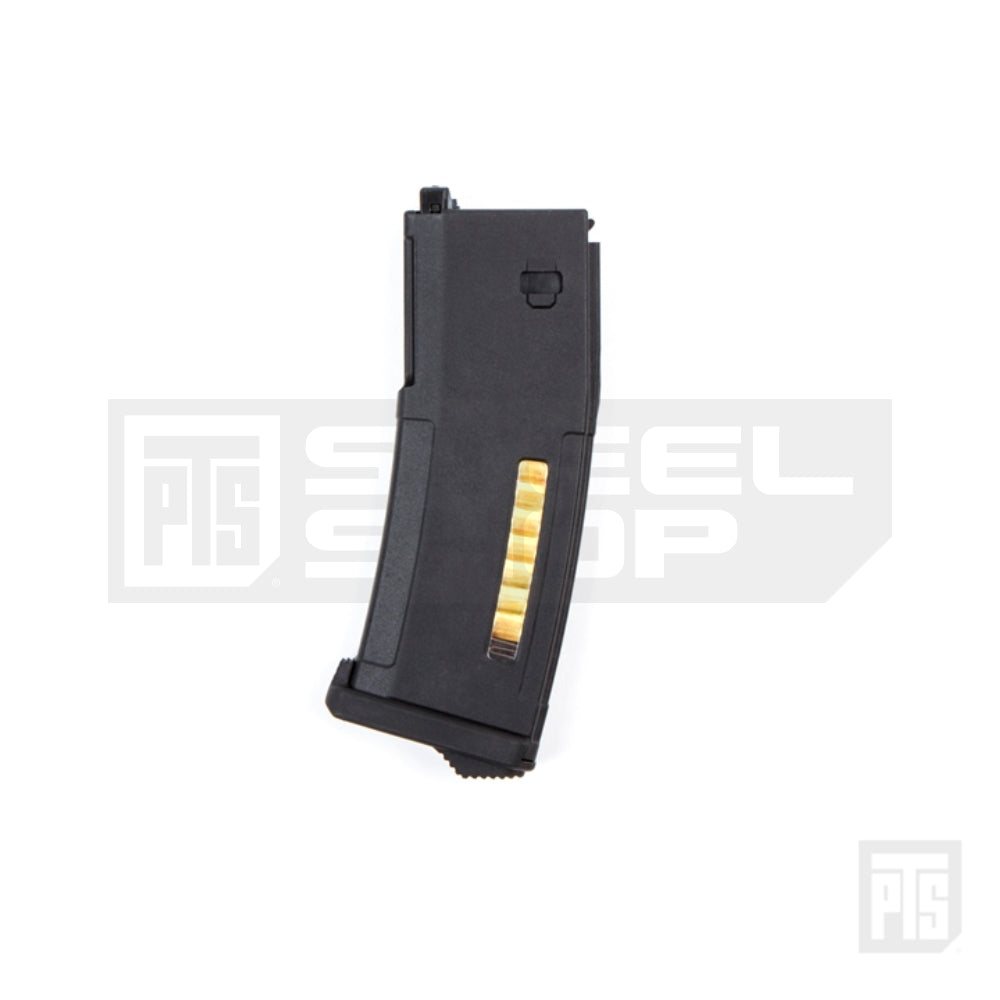 Reinforced material magazine for PTS SYSTEMA
