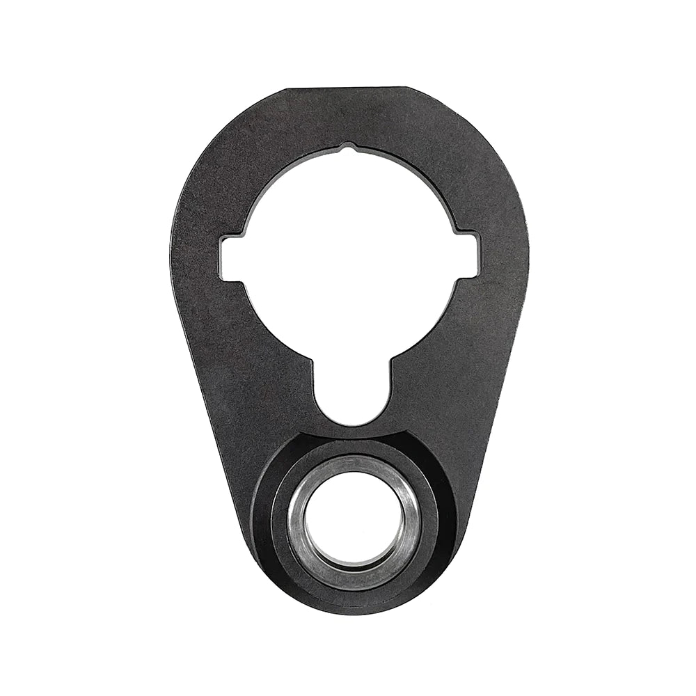 Reinforced strap ring base for stun gun lower body