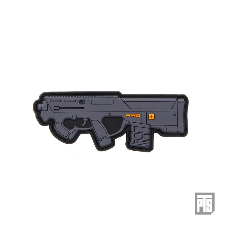 PDR-C PVC 魔鬼氈徽章 9.5cm