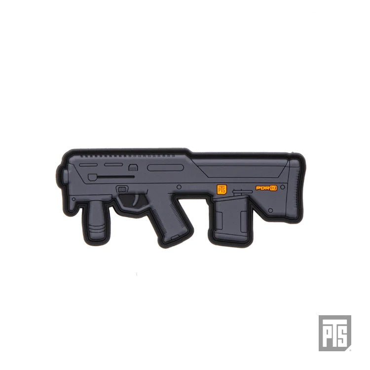 PDR-D PVC 魔鬼氈徽章 9cm