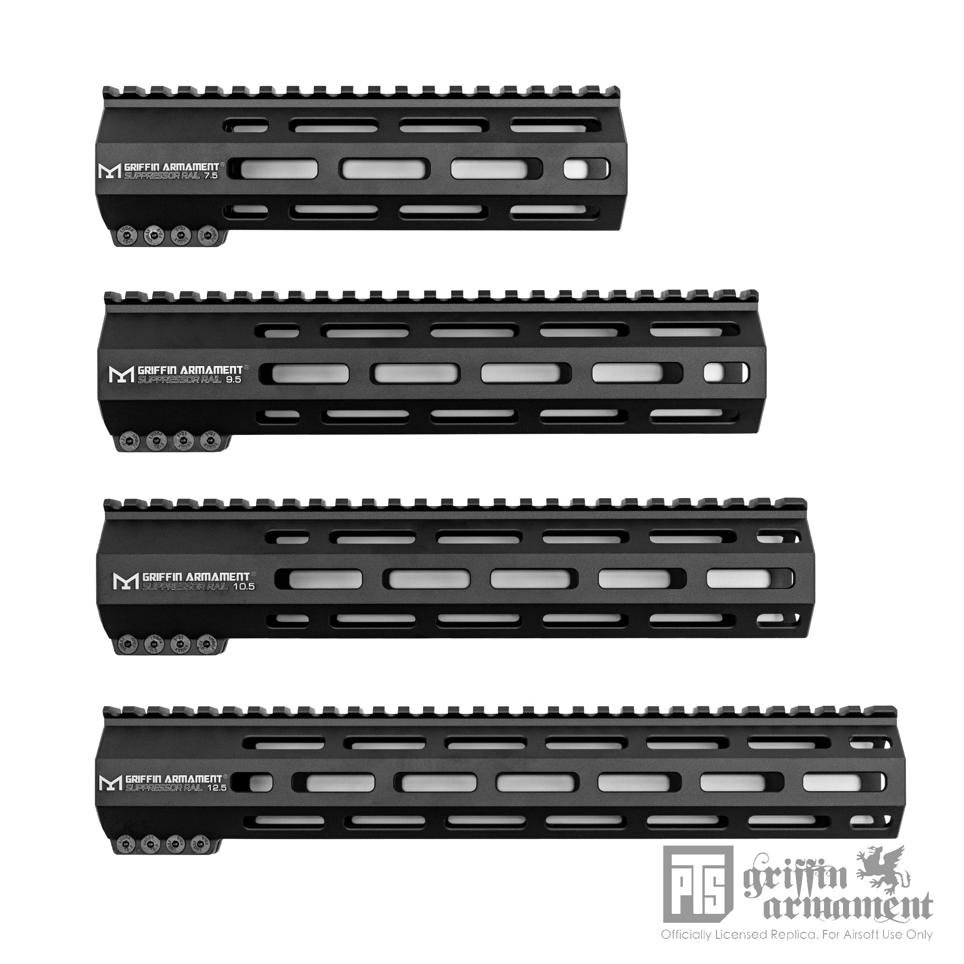 SR M-LOK Rail 護木[7.5"|9.5"|10.5"|12"]