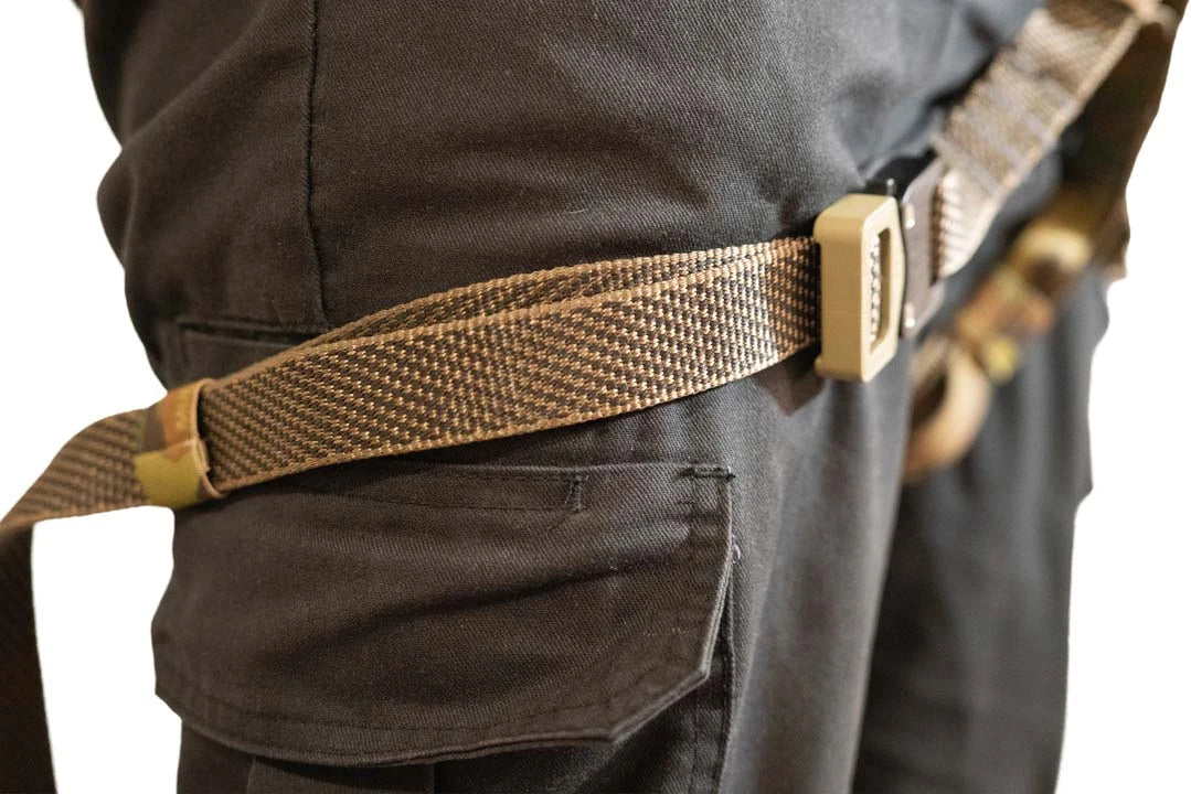 ISH Integrated Tactical Quick-Release Safety Harness System | Tactical Belt × Helicopter Restraint System × Certified Harness Integrated in One