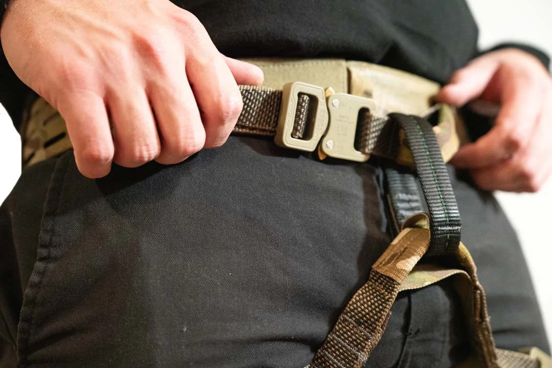 ISH Integrated Tactical Quick-Release Safety Harness System | Tactical Belt × Helicopter Restraint System × Certified Harness Integrated in One