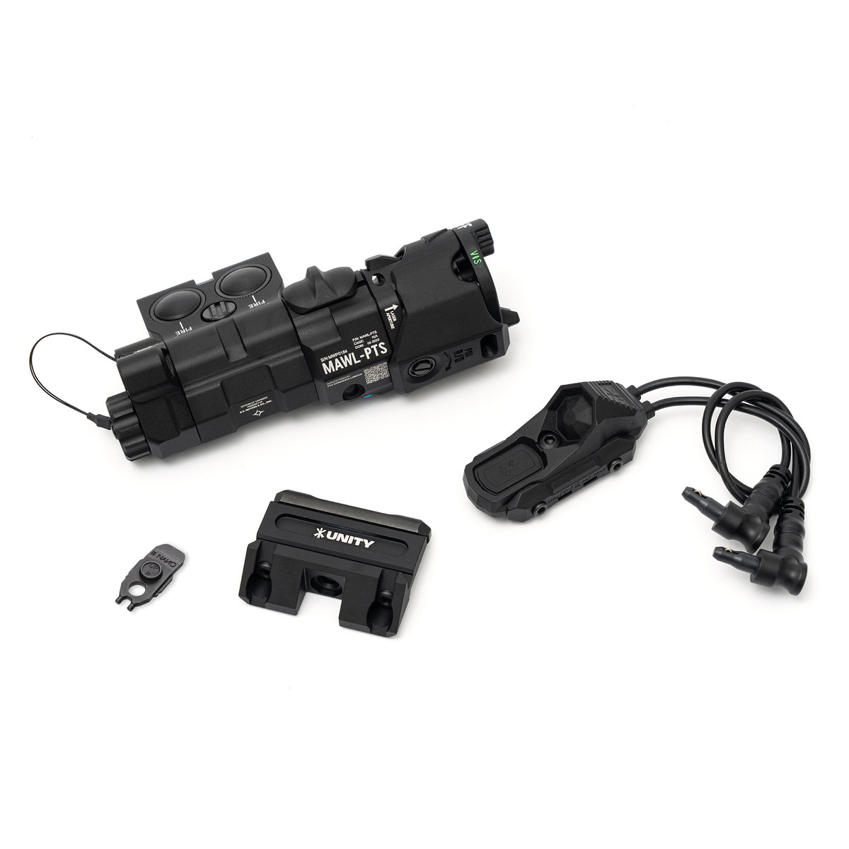 PTS® B.E. Meyers MAWL-PTS Multi-Functional Laser Illuminator / Designator | Officially Authorized × VIS/IR Dual Modes × Ergonomic Offset Design × Top Choice for Night Combat Training