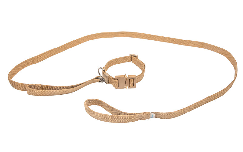Tactical Dog Collar & Leash K9 犬用項圈與長牽繩 |軍規用料 × 眼鏡蛇扣具 × QD快拆設計