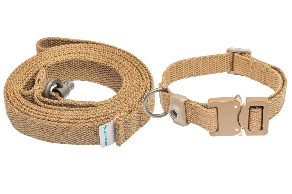 Tactical Dog Collar & Leash K9 犬用項圈與長牽繩 |軍規用料 × 眼鏡蛇扣具 × QD快拆設計