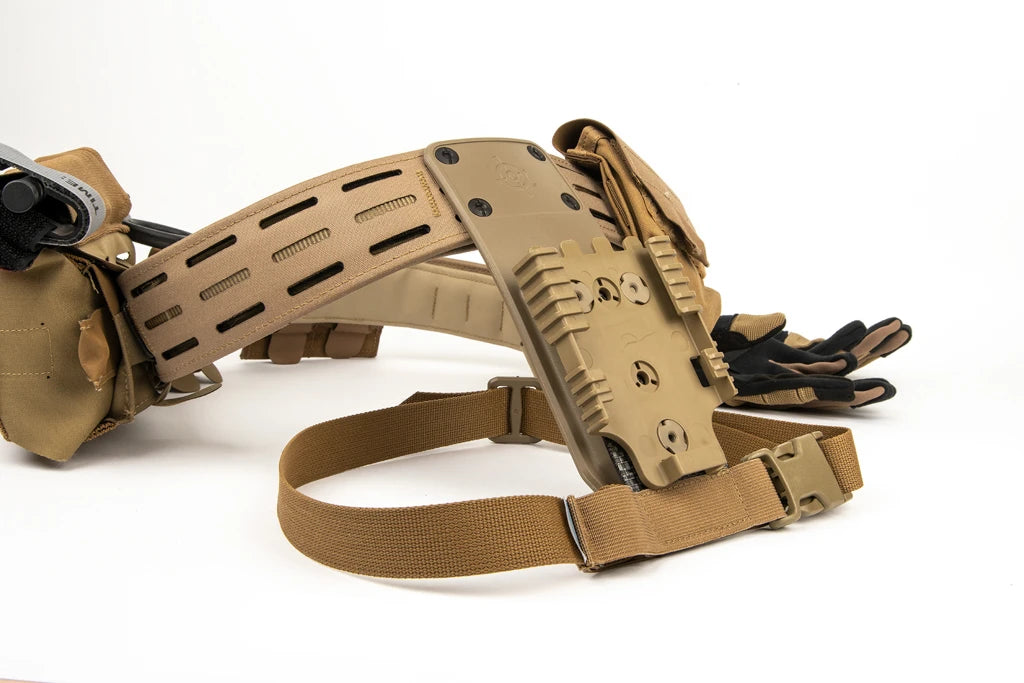 Leg Strap for Holster Adapter Black Holster Stabilizing Leg Strap Set | Stabilizes Holster Position × Improves Dynamic Control × Comfortable and Flexible Support