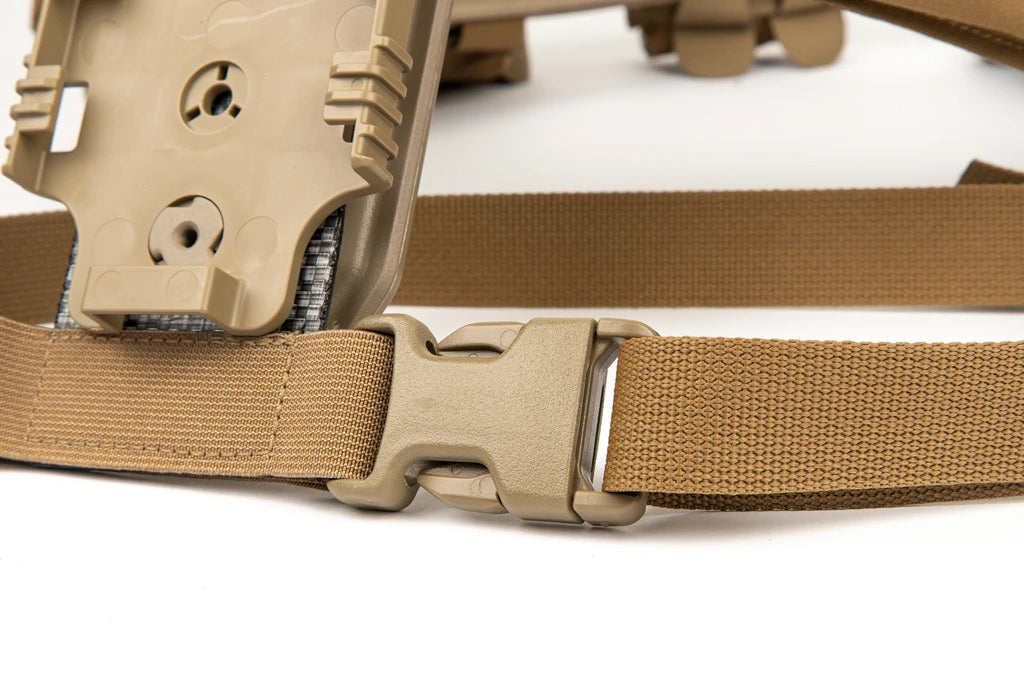 Leg Strap for Holster Adapter Black Holster Stabilizing Leg Strap Set | Stabilizes Holster Position × Improves Dynamic Control × Comfortable and Flexible Support