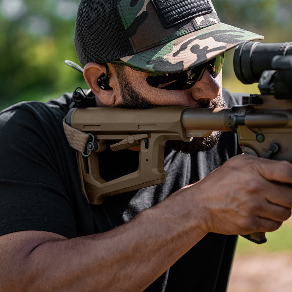 DT-PR™ Carbine Stock – Mil-Spec 精準戰術槍托｜雙重張力｜托腮片相容設計