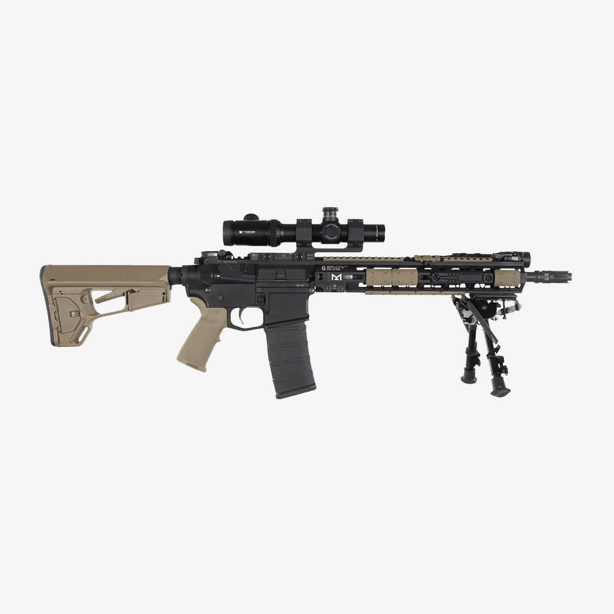 M-LOK® Bipod Mount | Direct Attachment × Harris Spec Compatible × Low-Profile Design