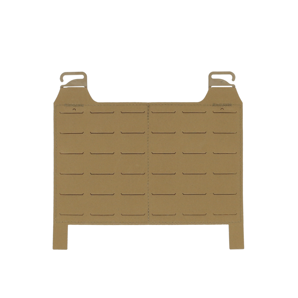 Front flip-up MOLLE hanging panel